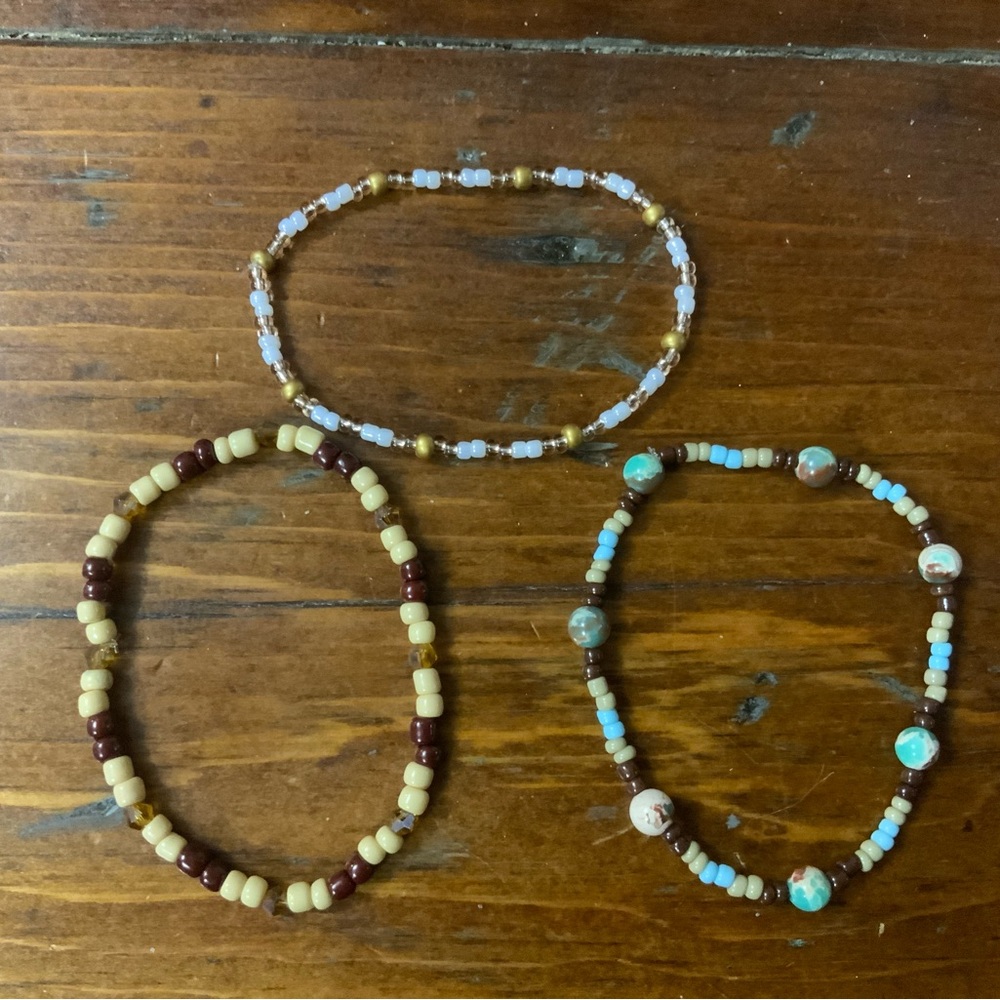 Beaded Bracelet Set - Multicolor